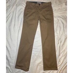 Billabong Carter Chino Pants Mens 26 Khaki Tan Straight Leg Skate Casual